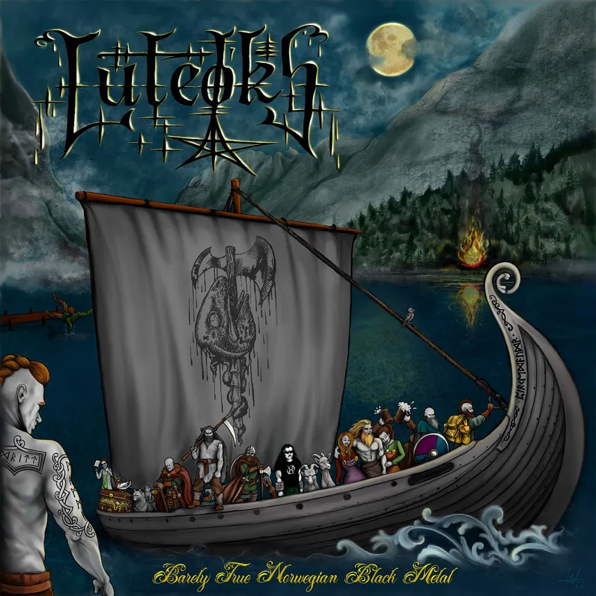 Luteøks — Barely True Norwegian Black Metal cover